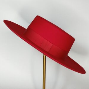SOMBRERO CAÑERO ROJO
